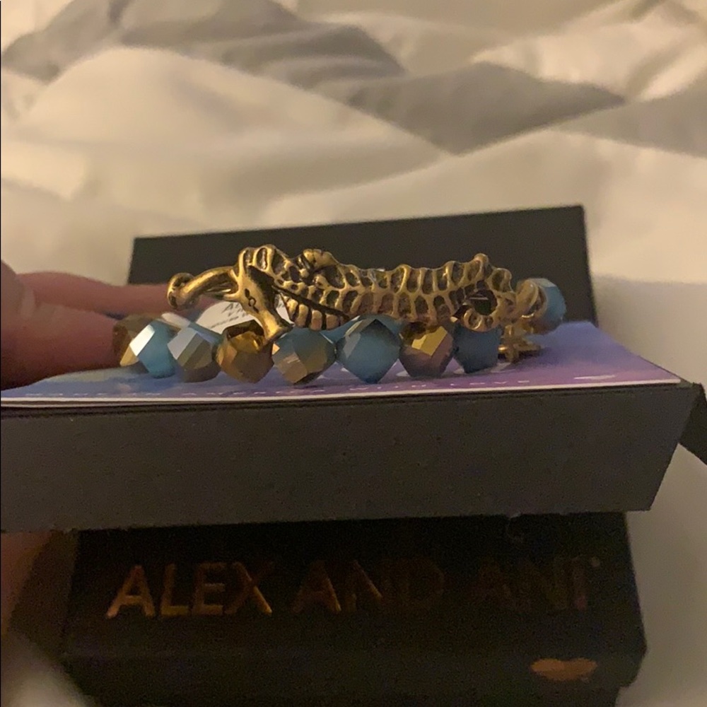 Alex and Ani seahorse wrap bracelet